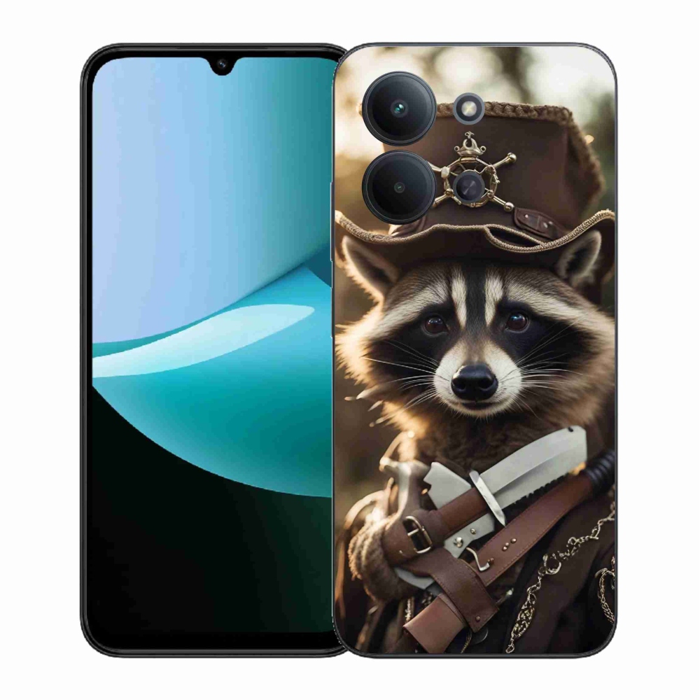 Gelový kryt mmCase na Xiaomi Redmi 15C 4G (171mm)/Poco C85 4G (171mm) - mýval v uniformě