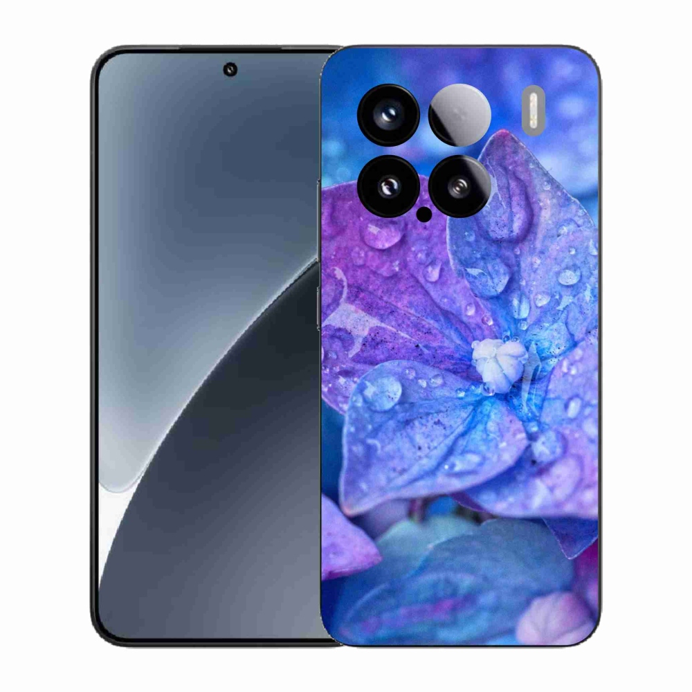 Gelový kryt mmCase na Xiaomi 15 - fialový květ