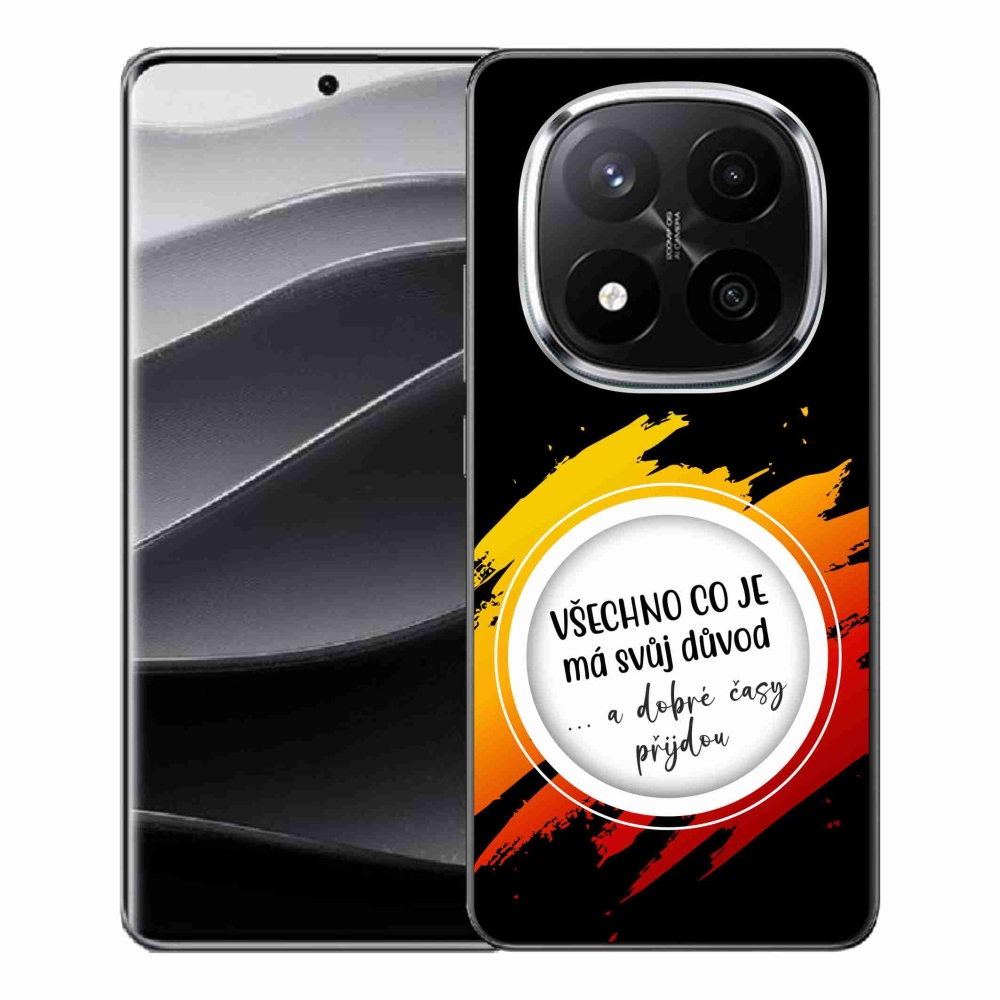 Gelový kryt mmCase na Xiaomi Redmi Note 14 Pro+ 5G - citát 3 černé pozadí