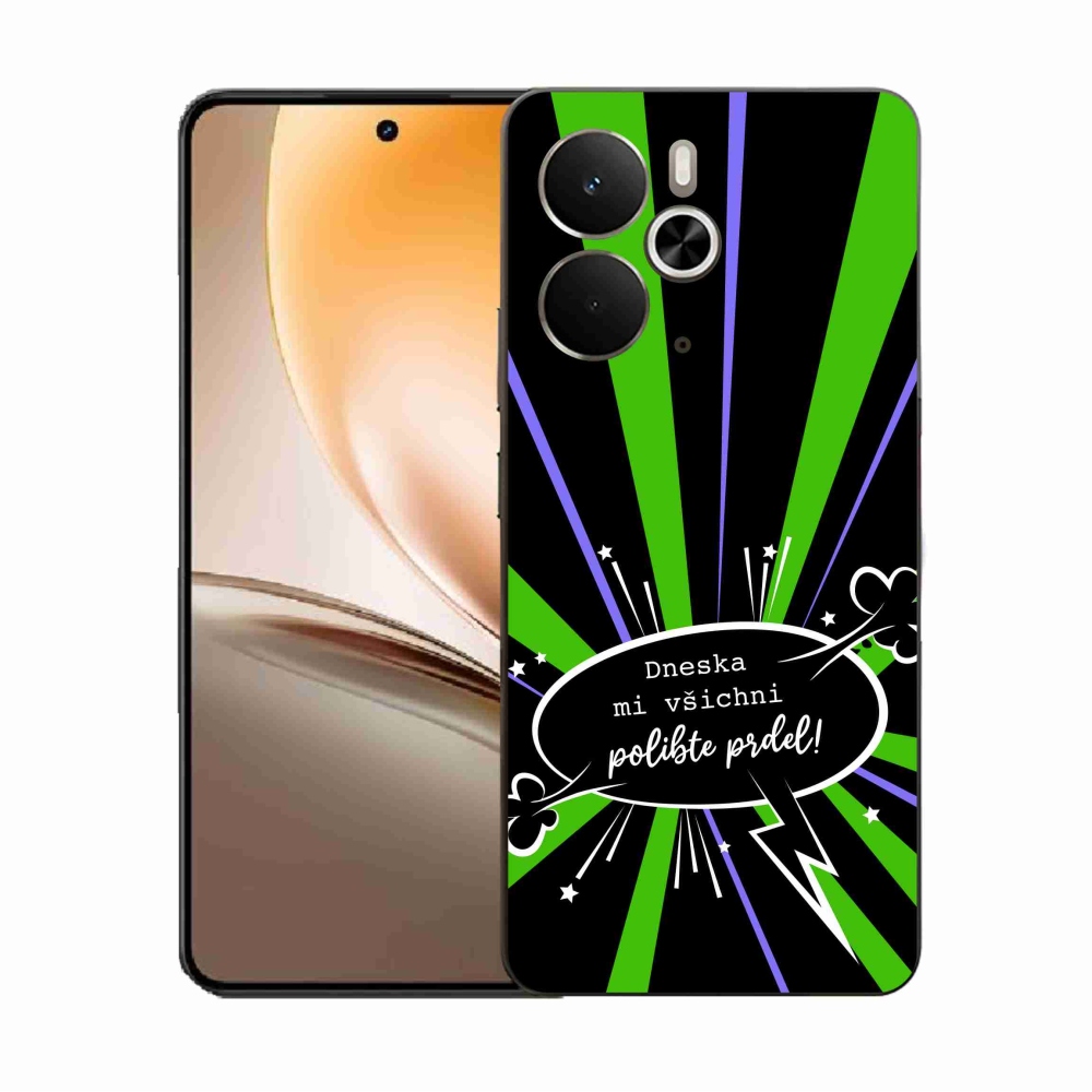 Gelový kryt mmCase na Realme 14 5G - vtipný text 15 černé pozadí