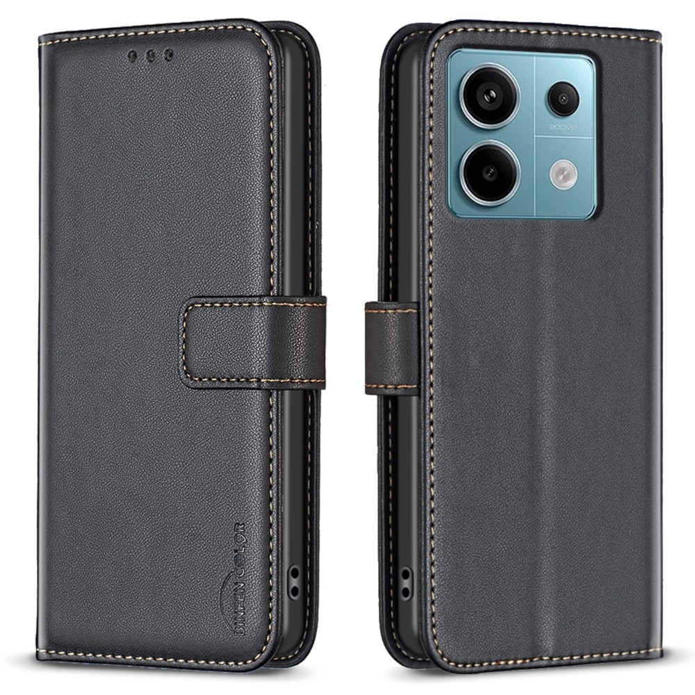 BNF knížkové pouzdro na Xiaomi Redmi Note 13 Pro 4G/Poco M6 Pro - černé