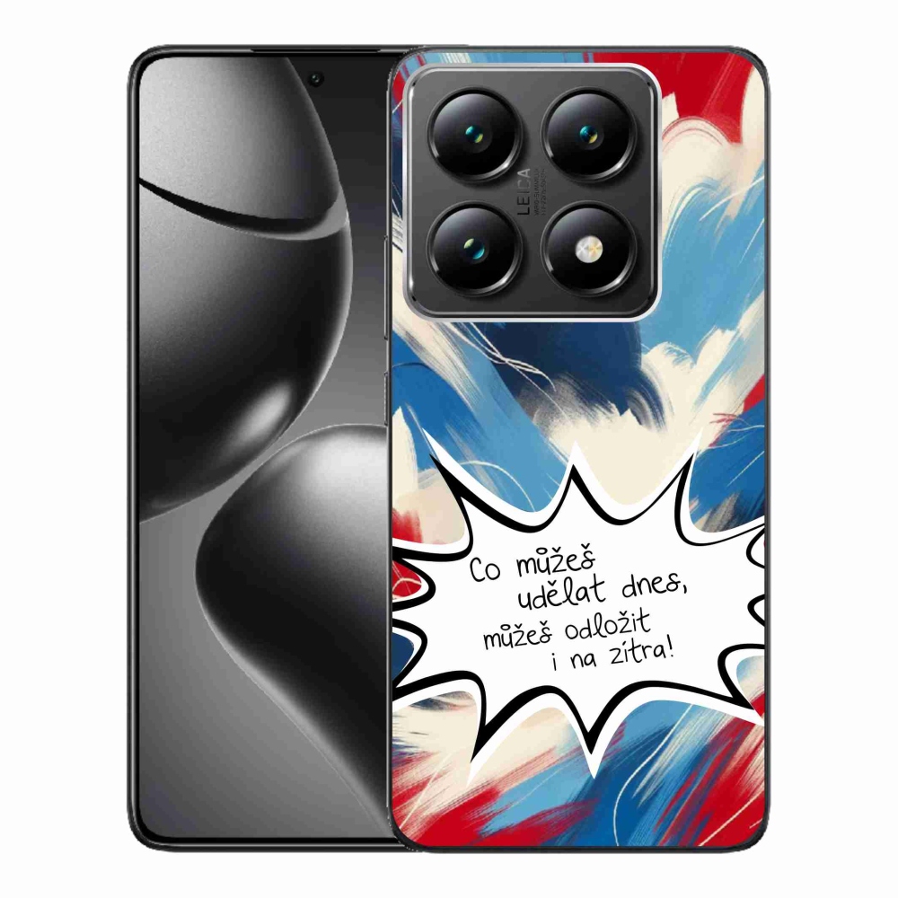 Gelový kryt mmCase na Xiaomi 14T Pro - vtipný text 9 bílé pozadí