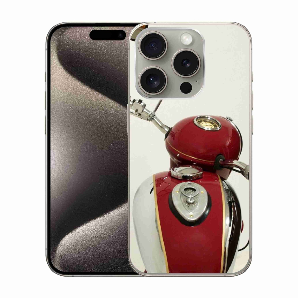 Gelový kryt mmCase na iPhone 15 Pro - veterán
