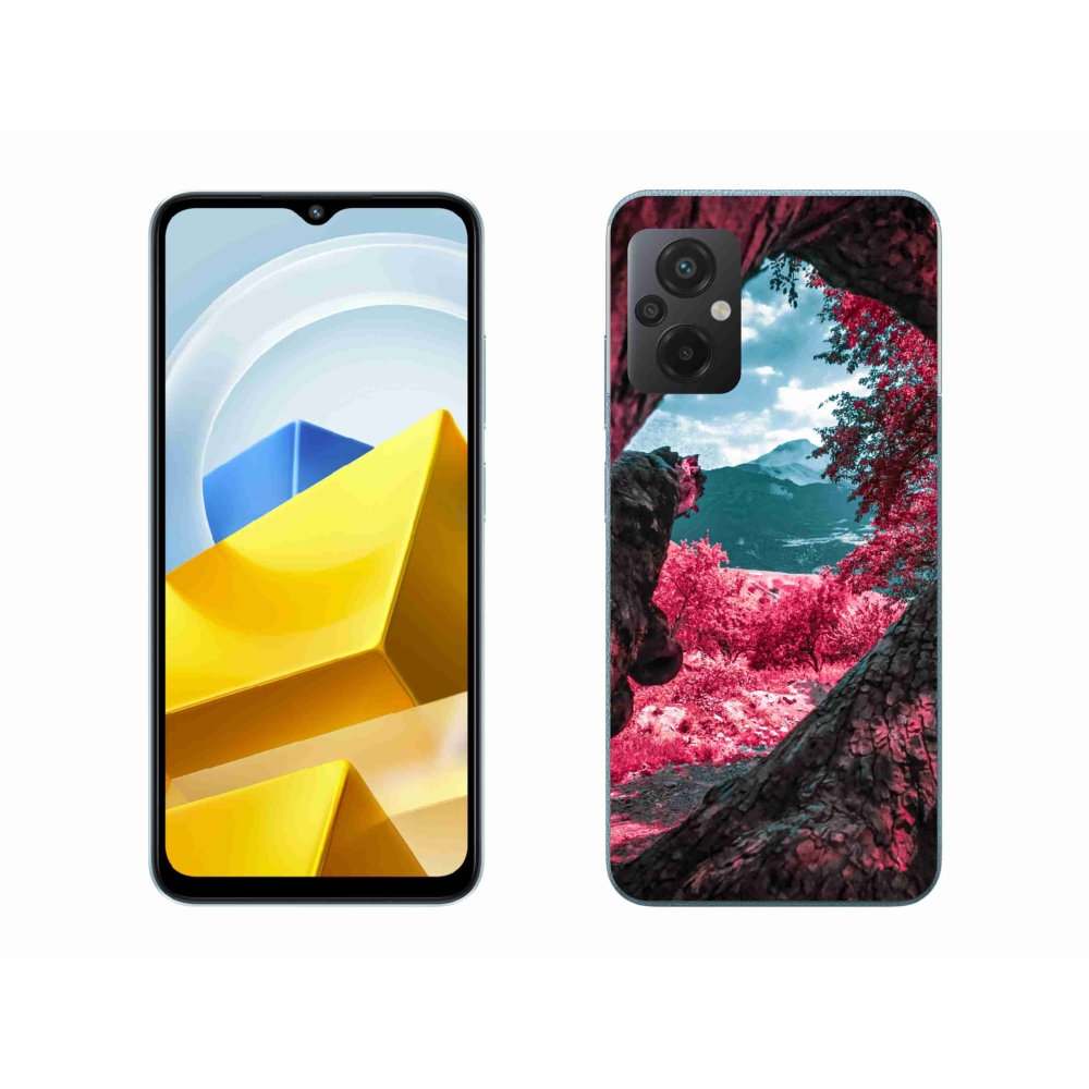 Gelový kryt mmCase na Xiaomi Poco M5 4G - výhled na hory