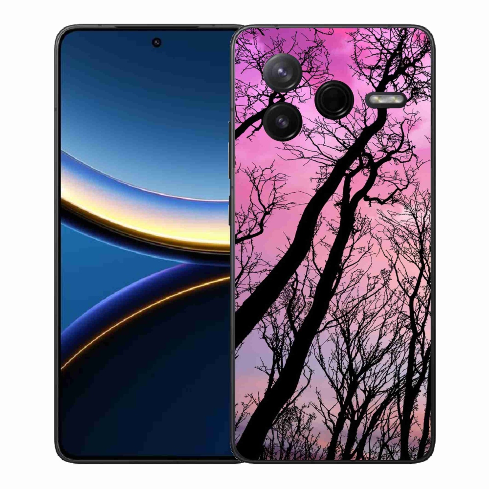 Gelový kryt mmCase na Xiaomi Poco F7 Pro - opadané stromy