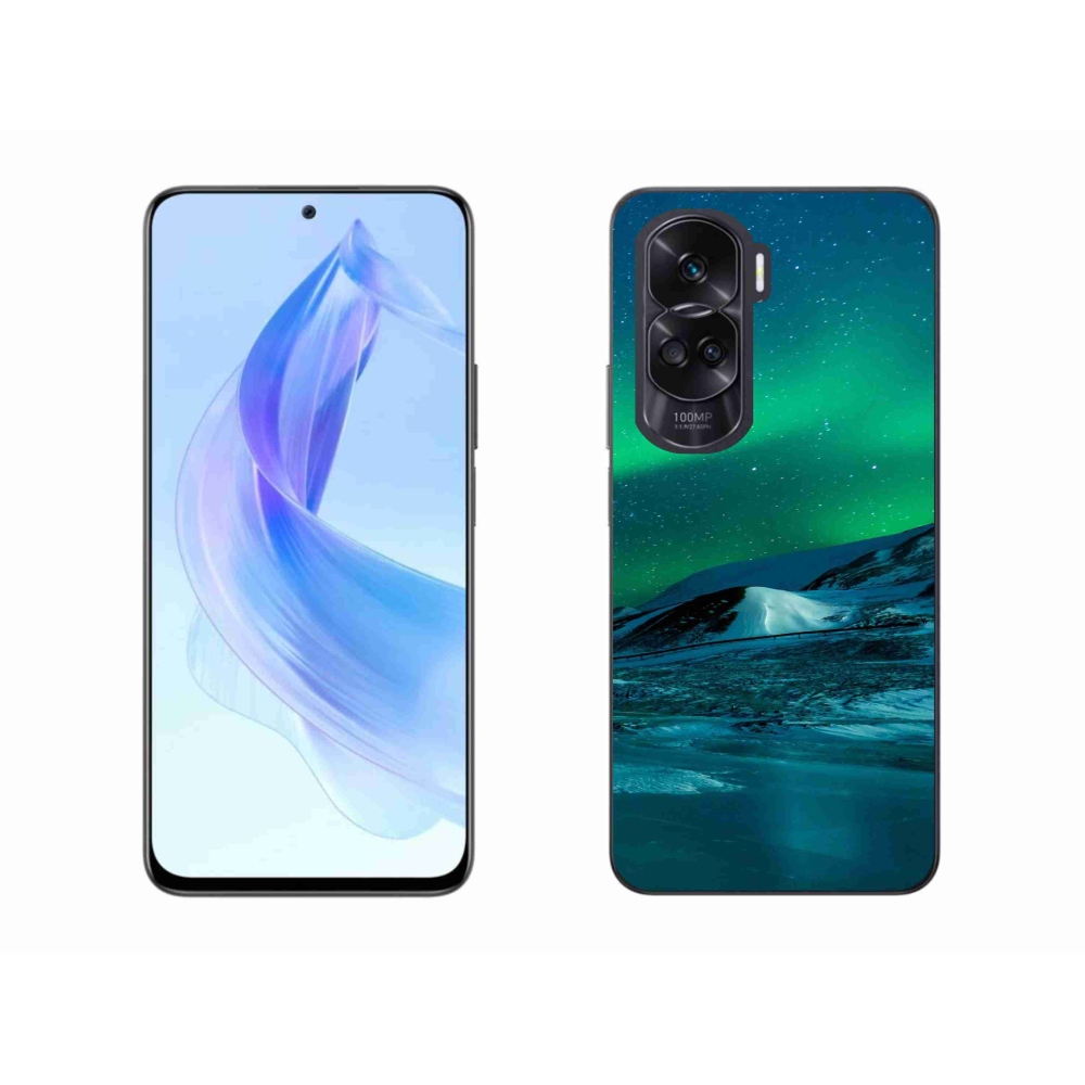 Gelový kryt mmCase na Honor 90 Lite - polární záře