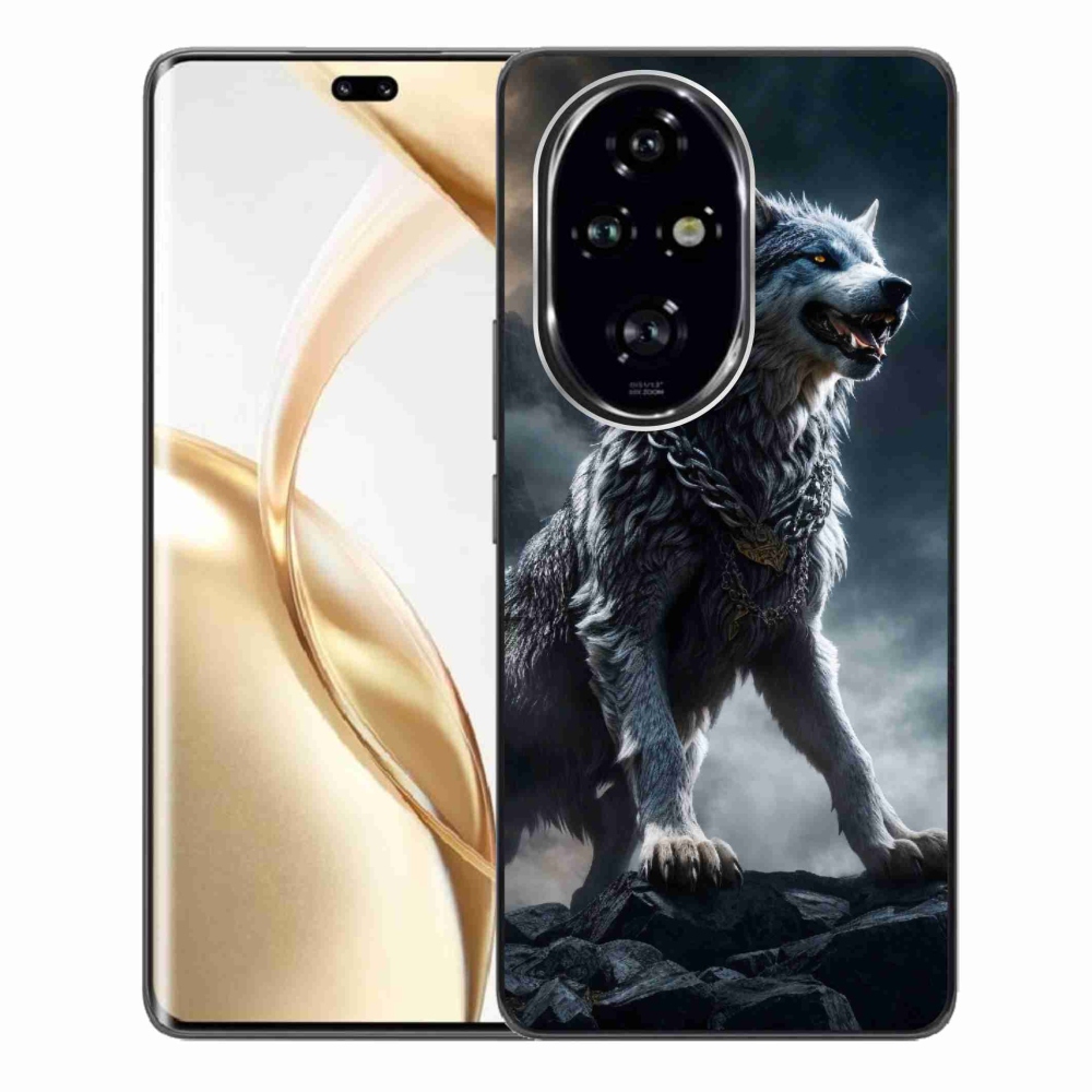 Gelový kryt mmCase na Honor 200 Pro 5G - vlk 1