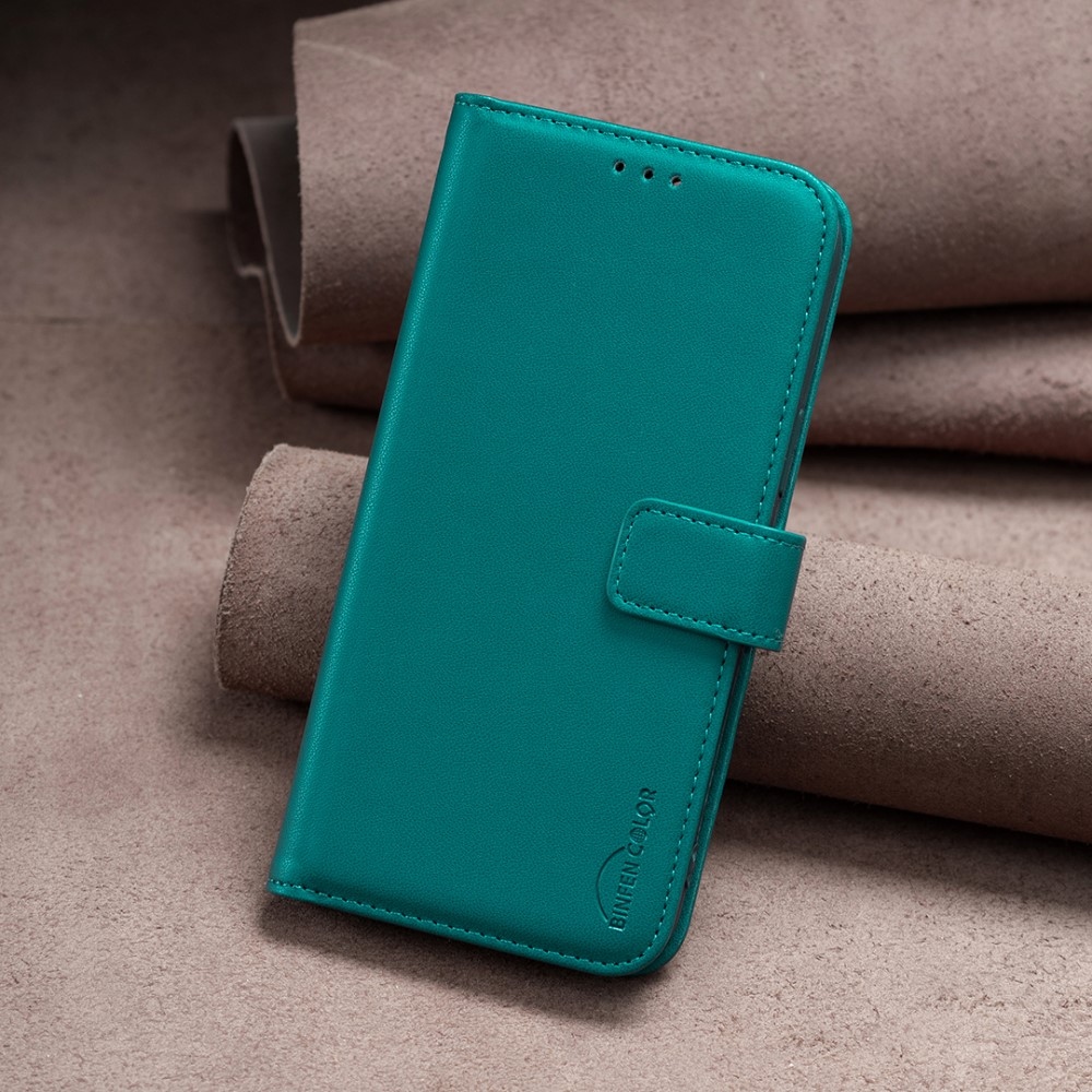 BNF knížkové pouzdro na Realme GT 6 5G/GT 6T 5G - zelené