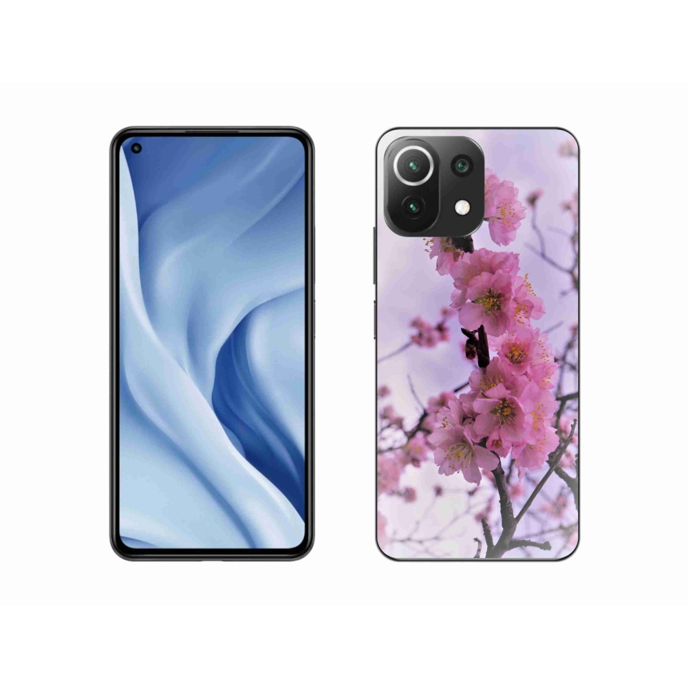 Gelový kryt mmCase na Xiaomi 11 Lite 5G NE - květiny 7