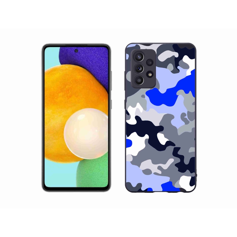 Gelový kryt mmCase na Samsung Galaxy A52s 5G - maskáčový vzor 8