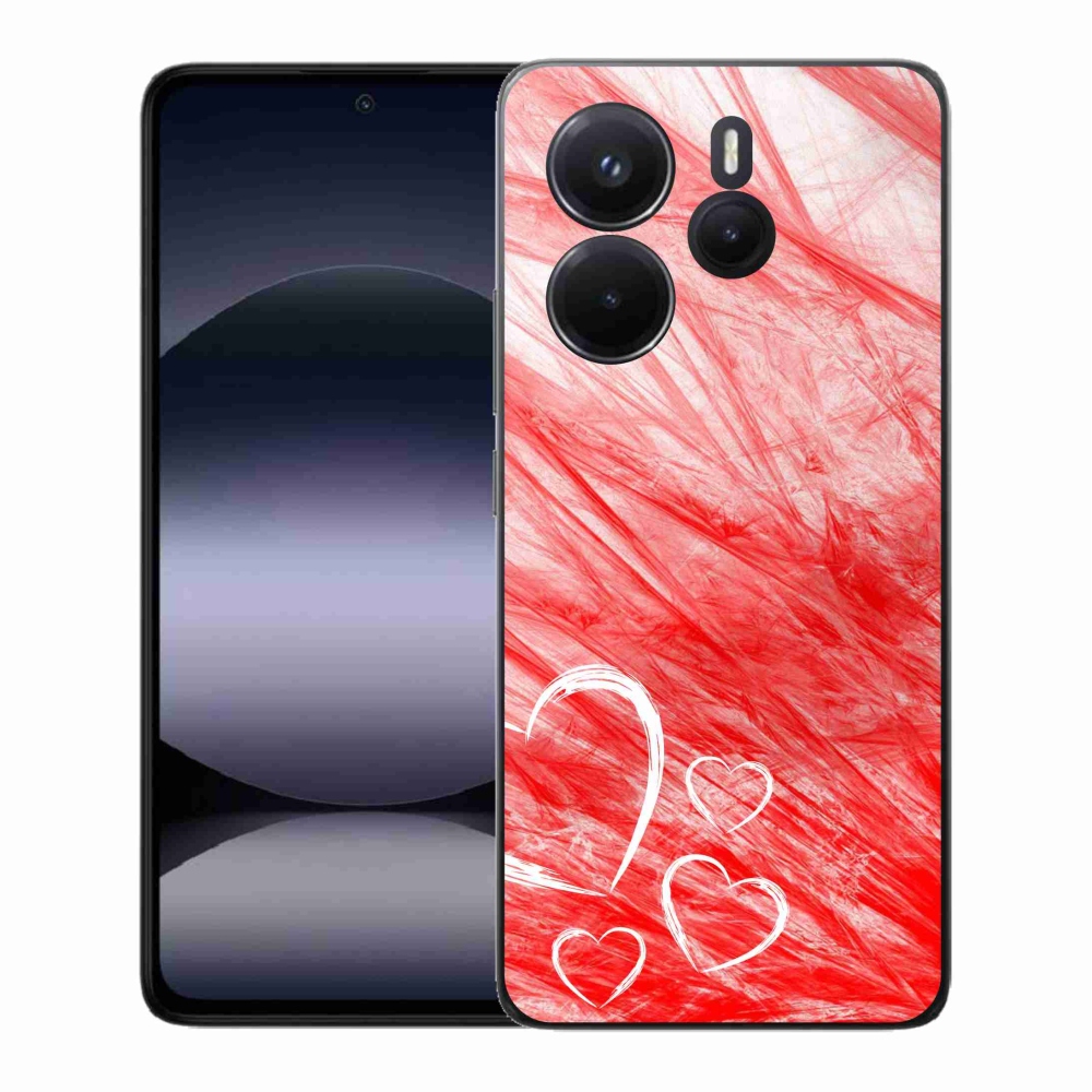 Gelový kryt mmCase na Xiaomi Redmi Note 14 - heart