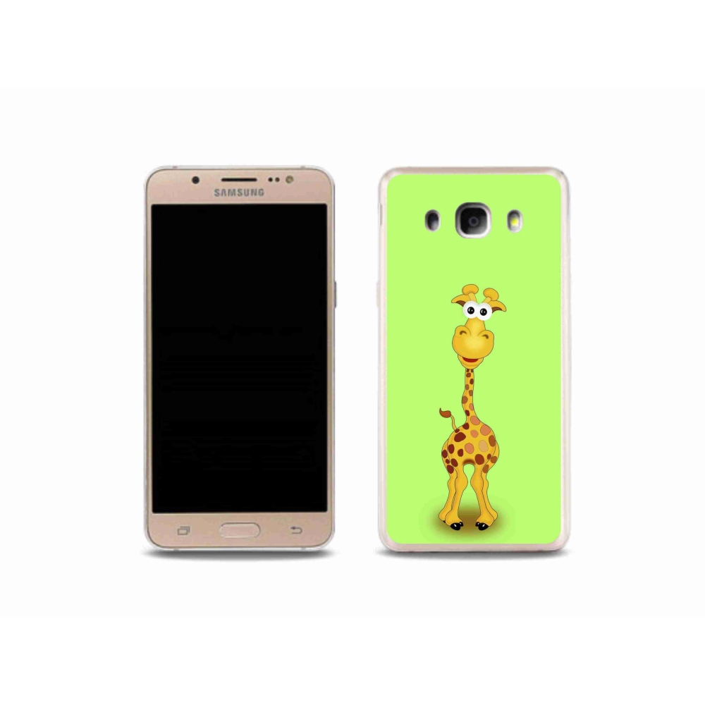 Gelový kryt mmCase na mobil Samsung Galaxy J5 (2016) - kreslená žirafa