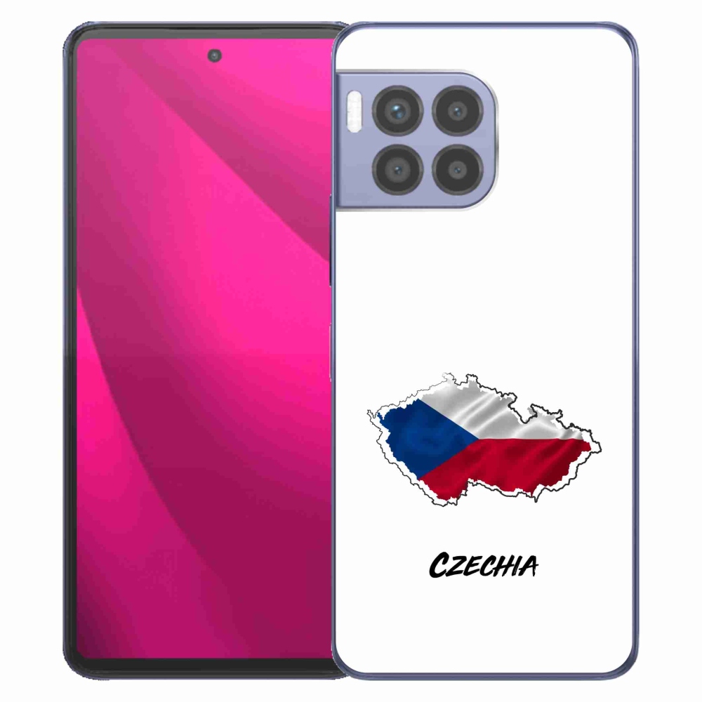 Gelový kryt mmCase na T-Mobile T Phone 2 Pro - Czechia bílé pozadí
