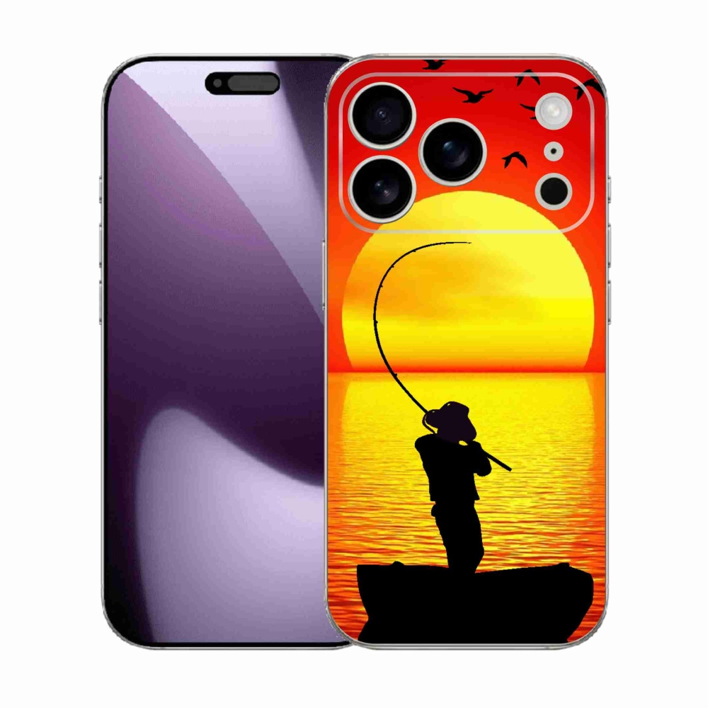 Gelový kryt mmCase na iPhone 17 Pro - rybaření