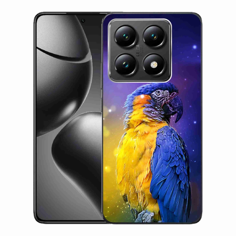 Gelový obal mmCase na Xiaomi 14T - papoušek ara 1