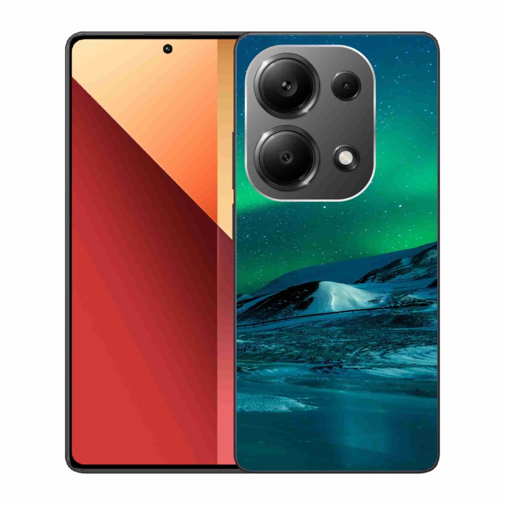 Gelový kryt mmCase na Xiaomi Redmi Note 13 Pro 4G/Poco M6 Pro - polární záře