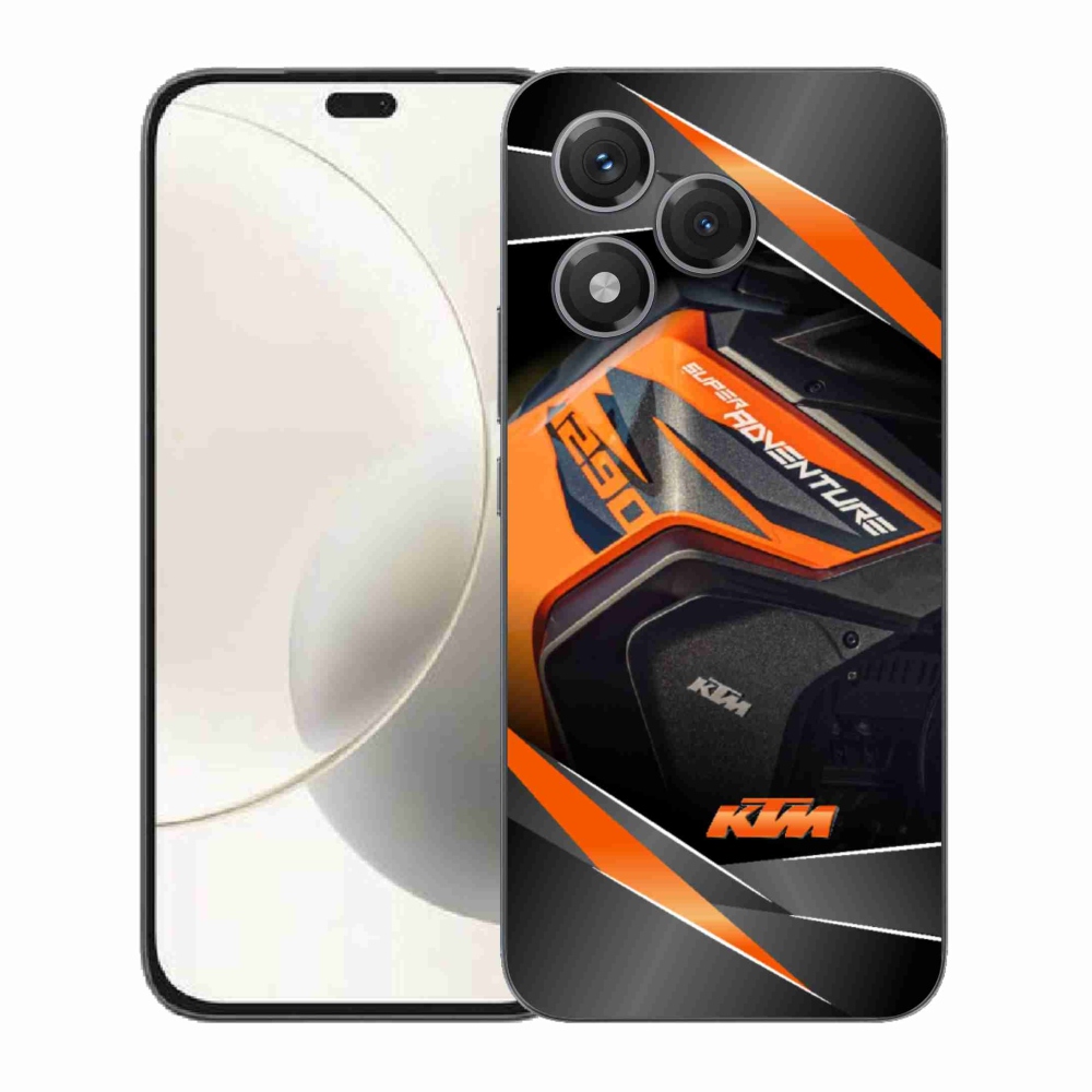 Gelový kryt mmCase na Honor 400 Lite - motorka ktm
