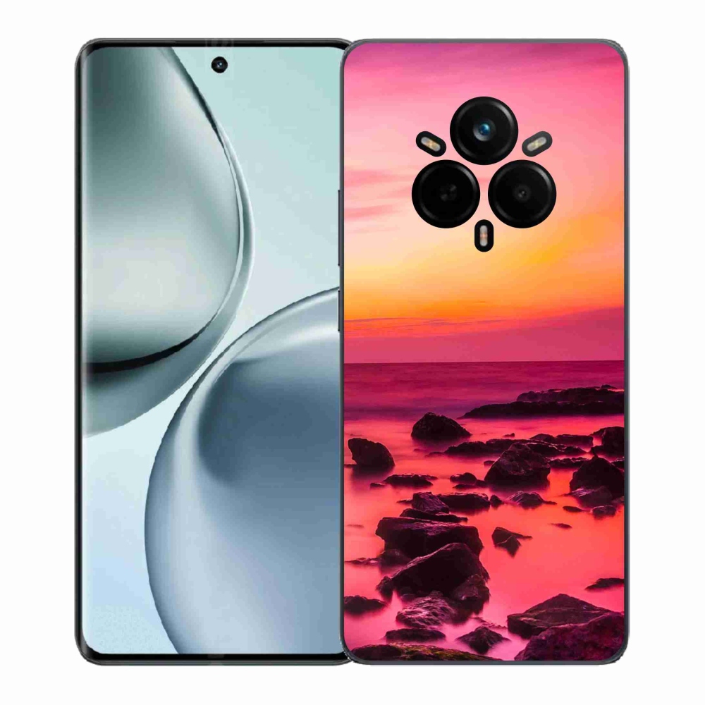 Gelový kryt mmCase na Realme 14 Pro+ 5G - moře a záře
