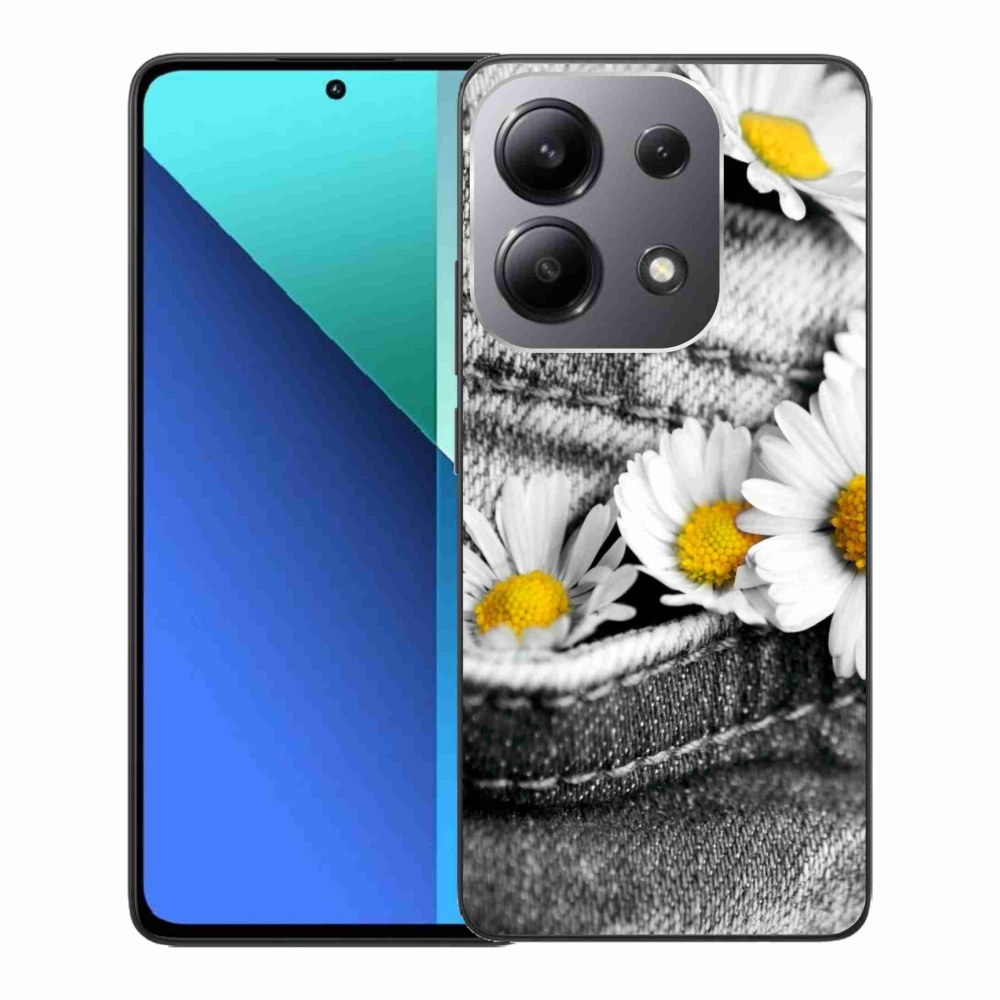 Gelový obal mmCase na Xiaomi Redmi Note 13 - kopretiny