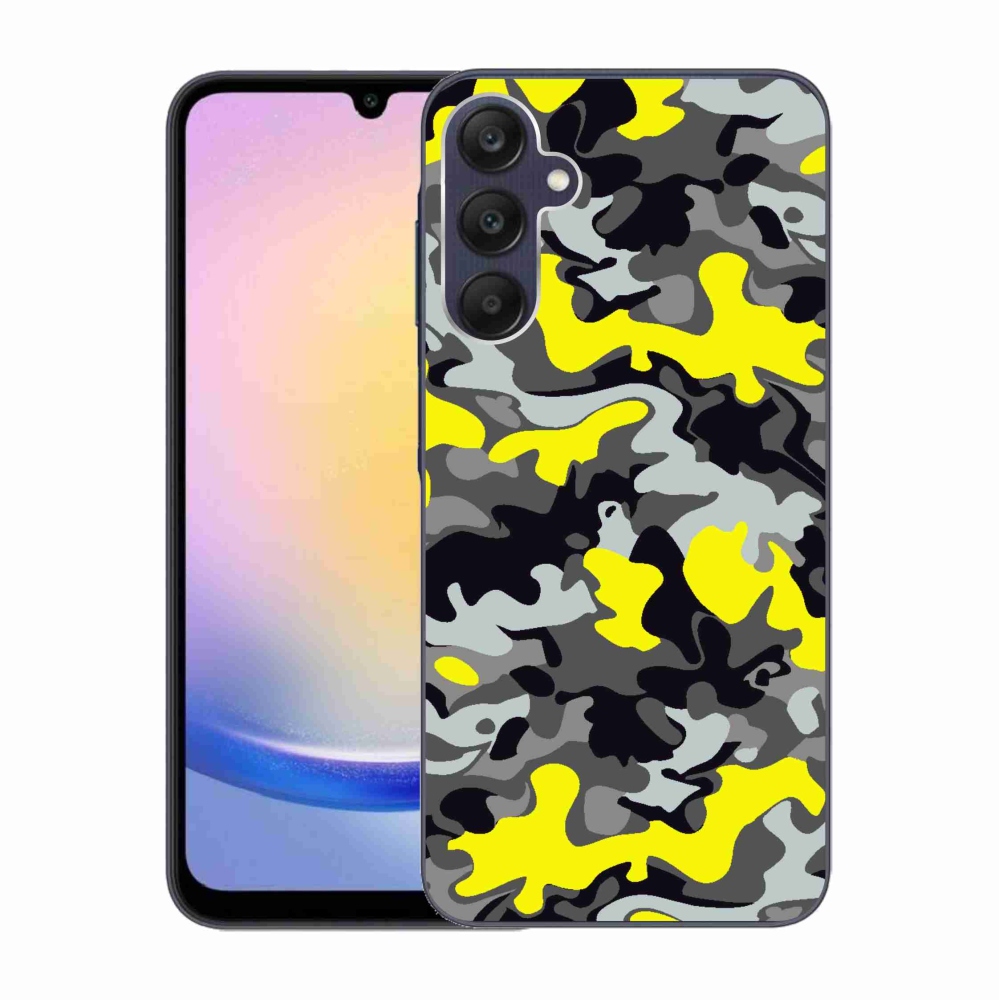 Gelový kryt mmCase na Samsung Galaxy A25 5G - maskáčový vzor 6