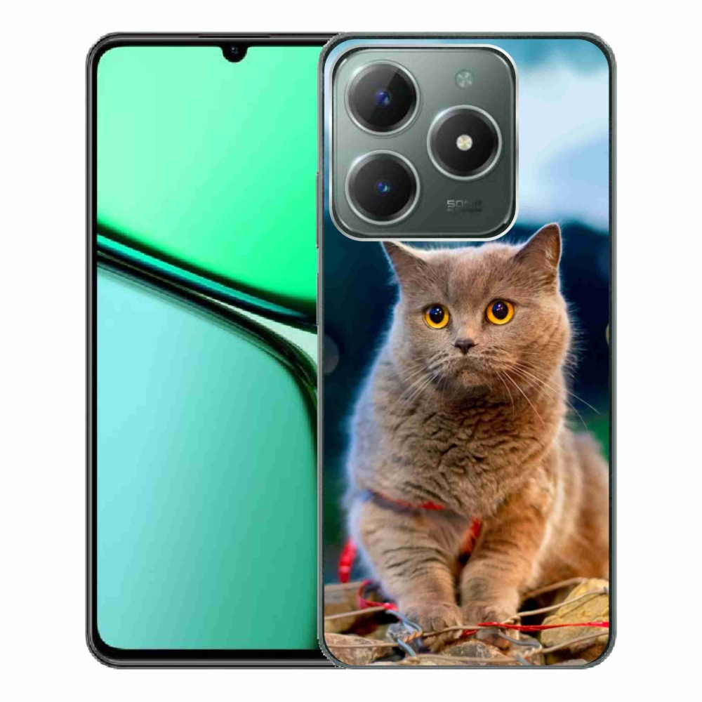 Gelový kryt mmCase na Realme C61 - britská modrá 2