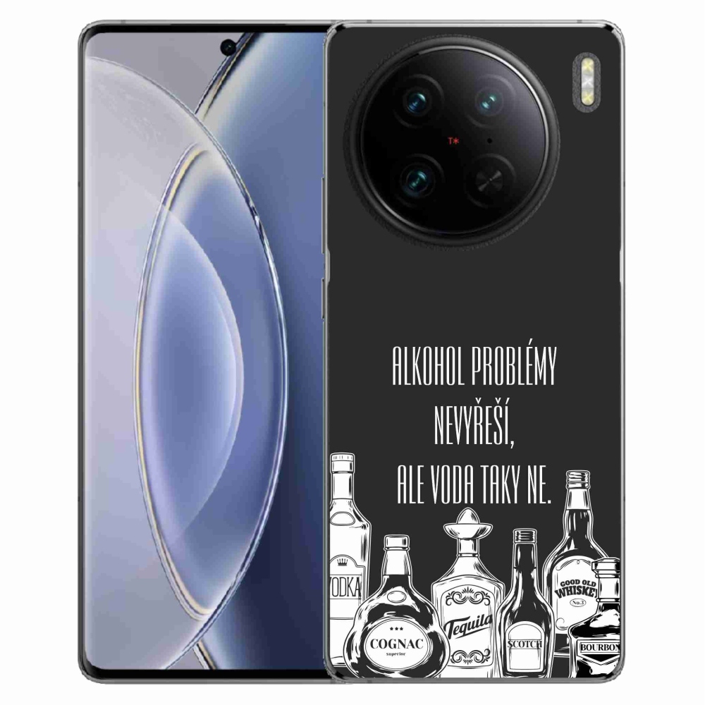 Gelový kryt mmCase na Vivo X90 Pro - vtipný text černé pozadí