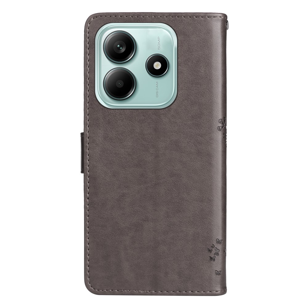 Trees knížkové pouzdro na Xiaomi Redmi Note 14 5G - šedé