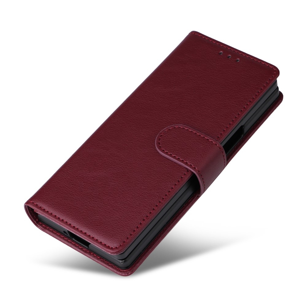 Wallet knížkové pouzdro na Samsung Galaxy Z Fold6 5G - vínové