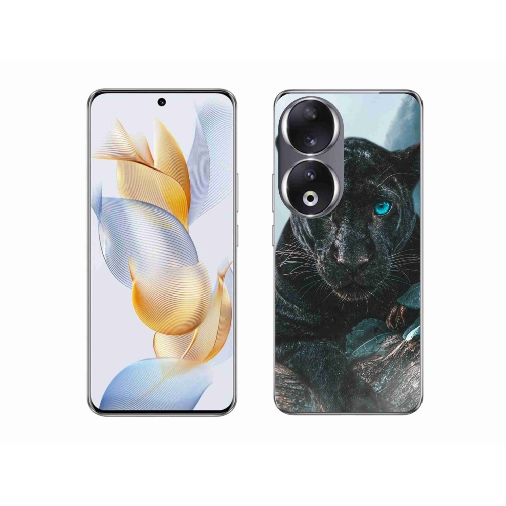 Gelový kryt mmCase na Honor 90 - černý panter