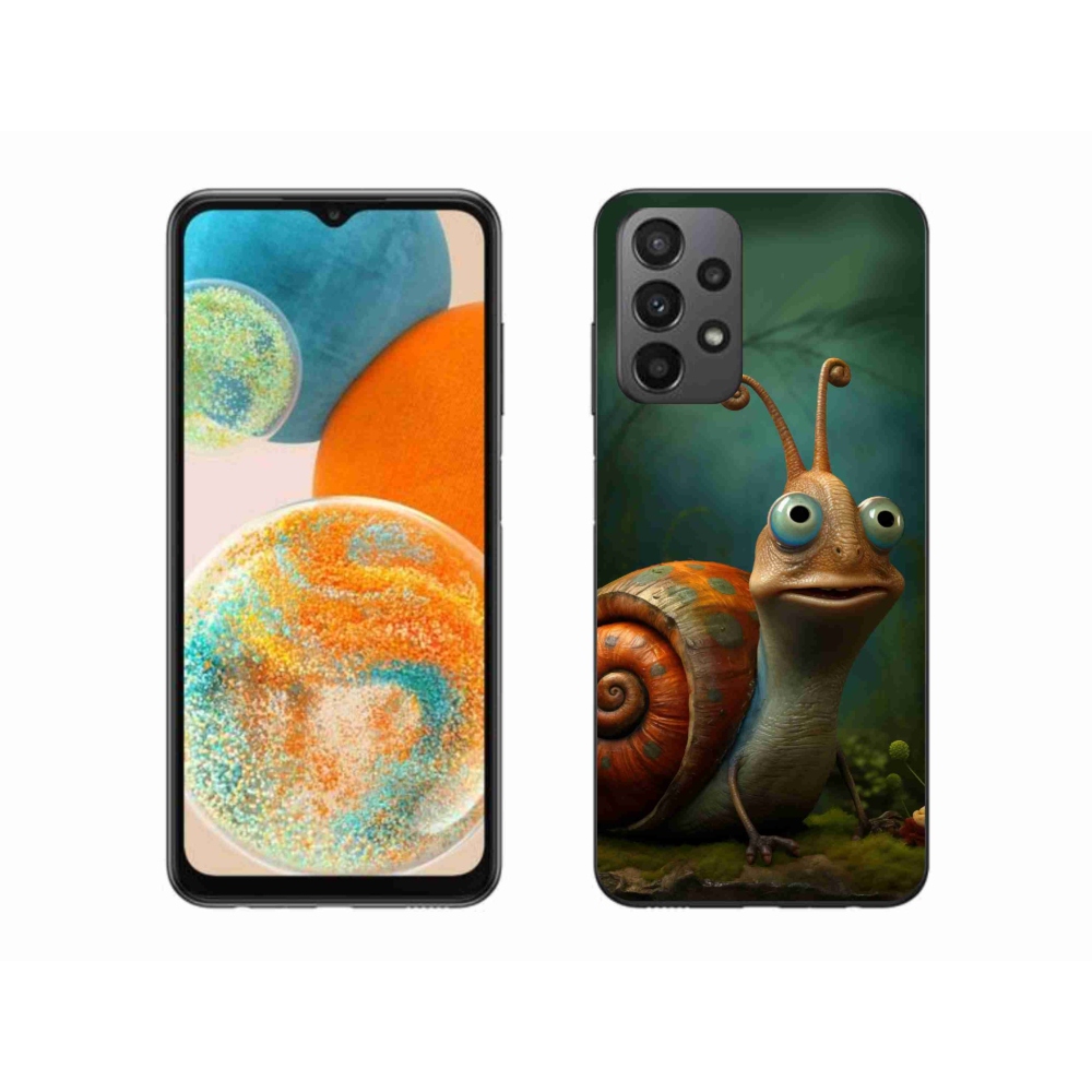 Gelový kryt mmCase na Samsung Galaxy A23 4G/5G - šnek