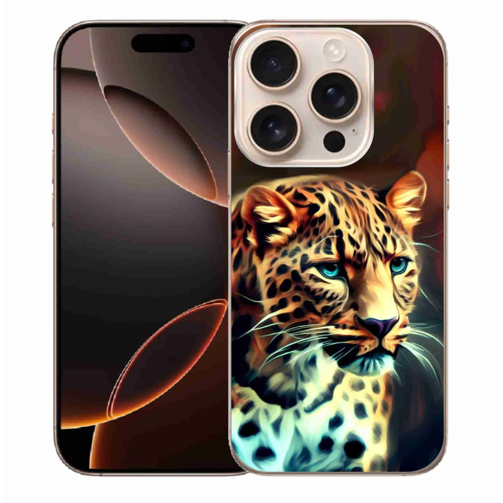Gelový kryt mmCase na iPhone 16 Pro Max - leopard