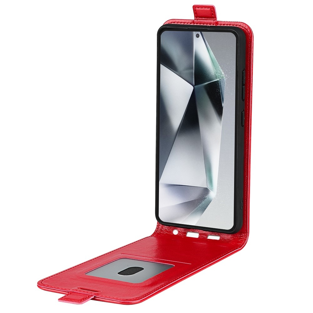 Vertical knížkové pouzdro na Samsung Galaxy S25 Ultra - červené