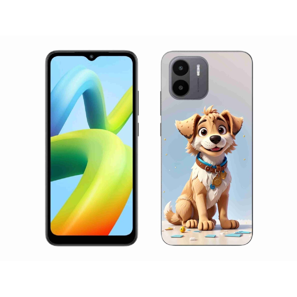 Gelový kryt mmCase na Xiaomi Redmi A1/Redmi A2 - kreslené štěně