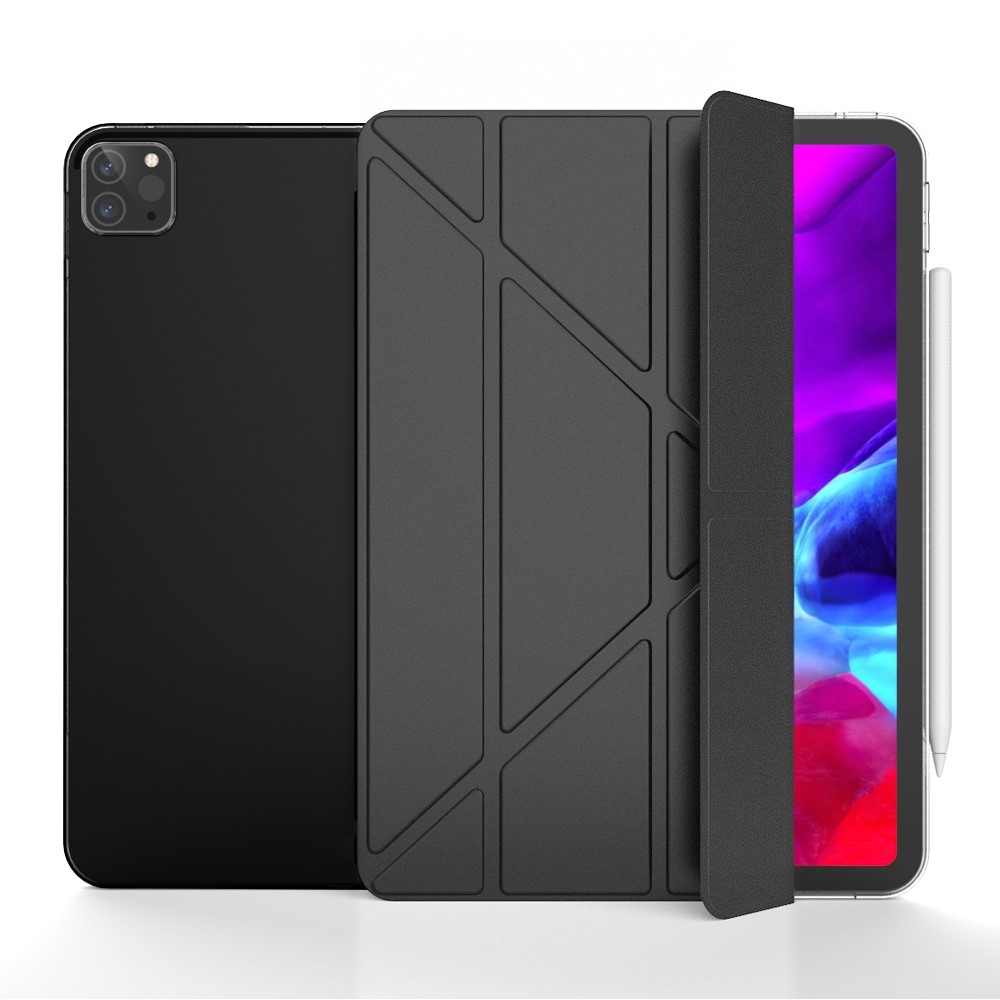 Origami chytré polohovací pouzdro na tablet iPad Air 13 (2024)/(2025) - černé
