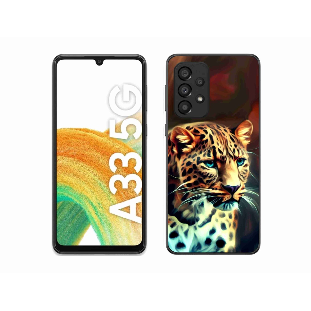 Gelový kryt mmCase na Samsung Galaxy A33 5G - leopard