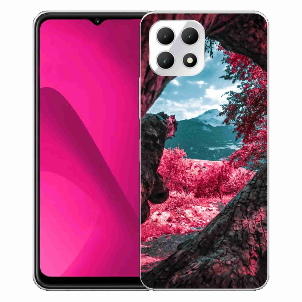 Gelový kryt mmCase na T-Mobile T Phone 2 - výhled na hory