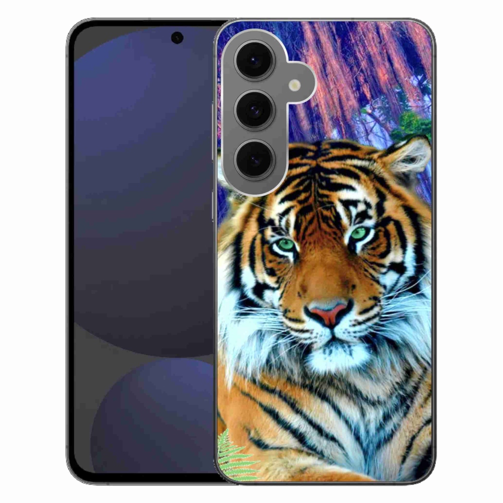 Gelový obal mmCase na Samsung Galaxy S24 FE - tygr