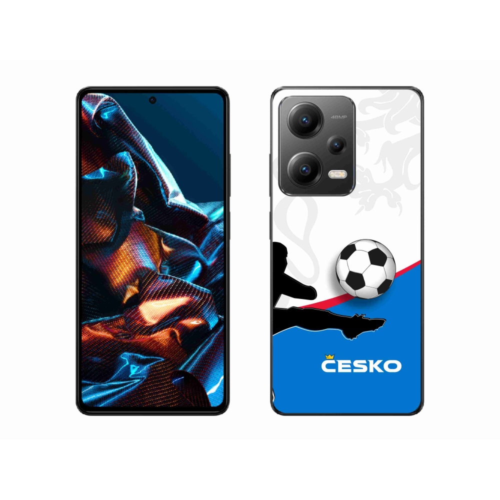 Gelový kryt mmCase na Xiaomi Redmi Note 12 Pro 5G - fotbal Česko 3