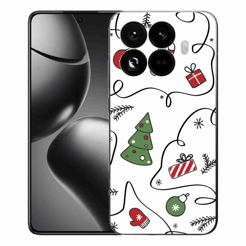 Gelový kryt mmCase na Xiaomi 15T Pro - vánoční motivy
