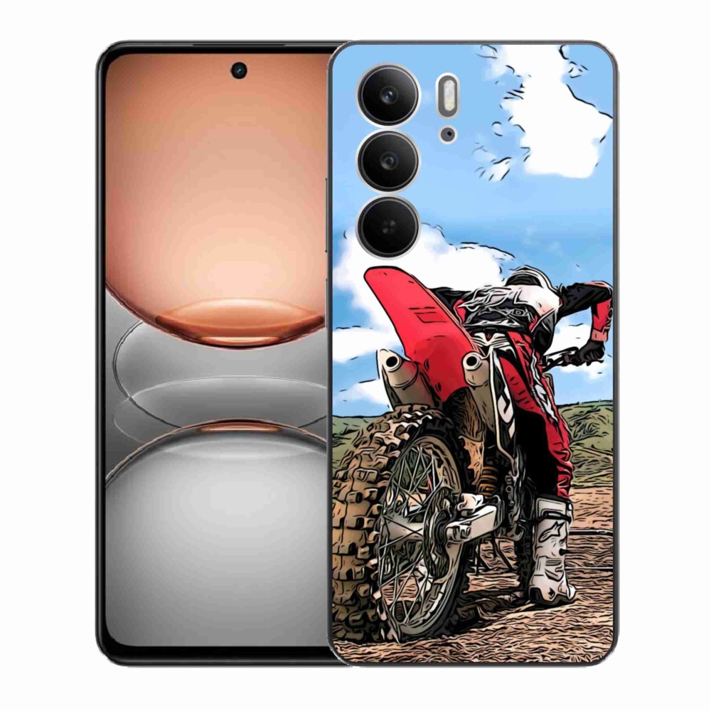 Gelový kryt mmCase na Realme C75 - moto