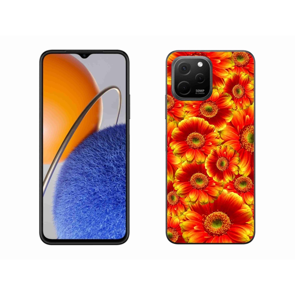 Gelový kryt mmCase na Huawei Nova Y61 - gerbera 1