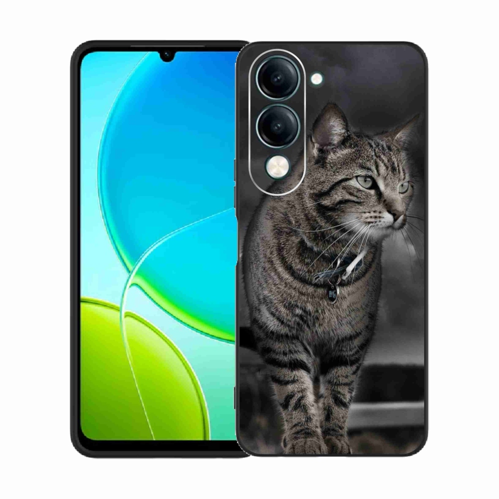 Gelový kryt mmCase na Vivo Y29s 5G - kočka