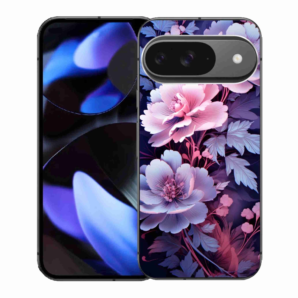 Gelový kryt mmCase na Google Pixel 9/9 Pro - květiny 11