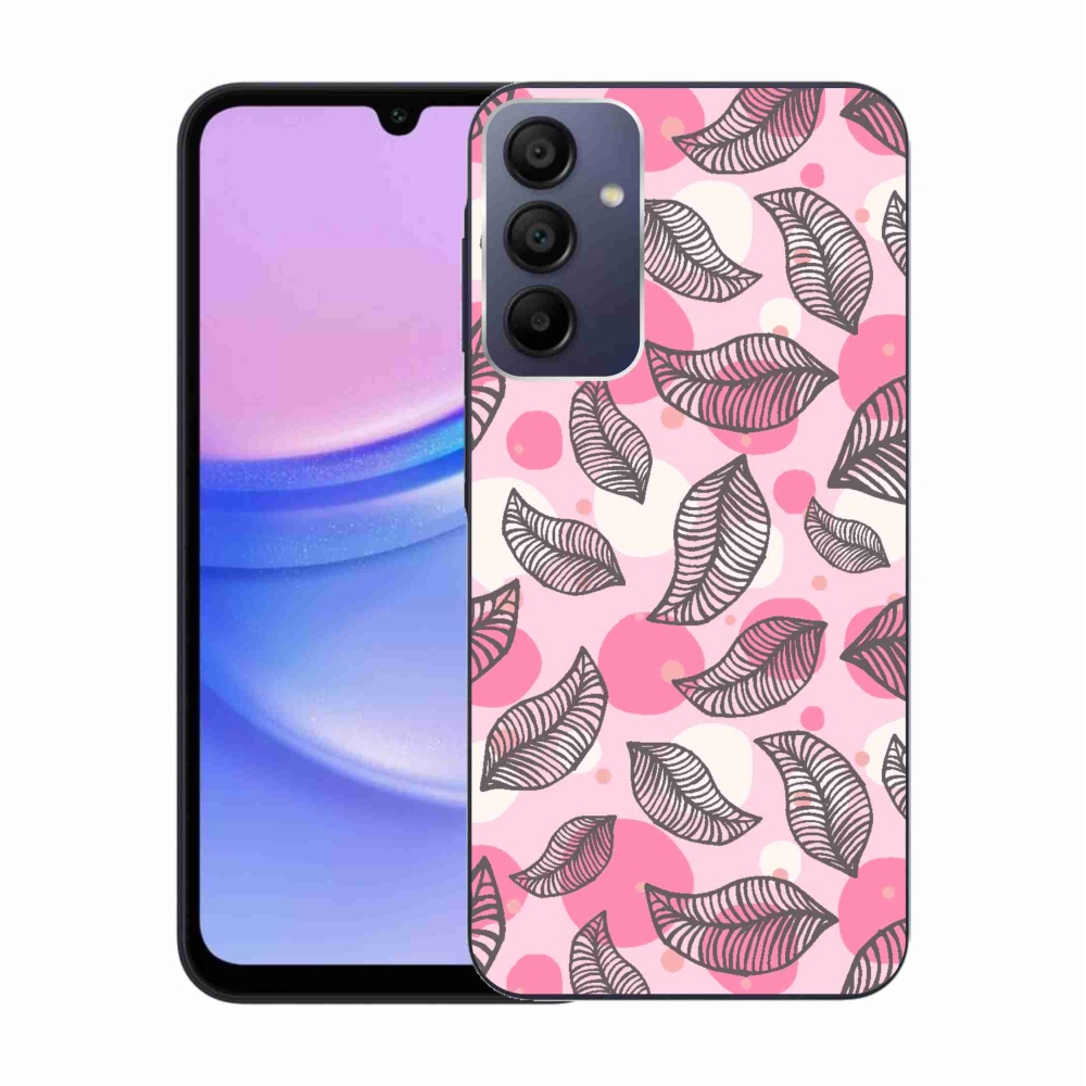 Gelový kryt mmCase na Samsung Galaxy A15 4G/5G - kreslené padající listy