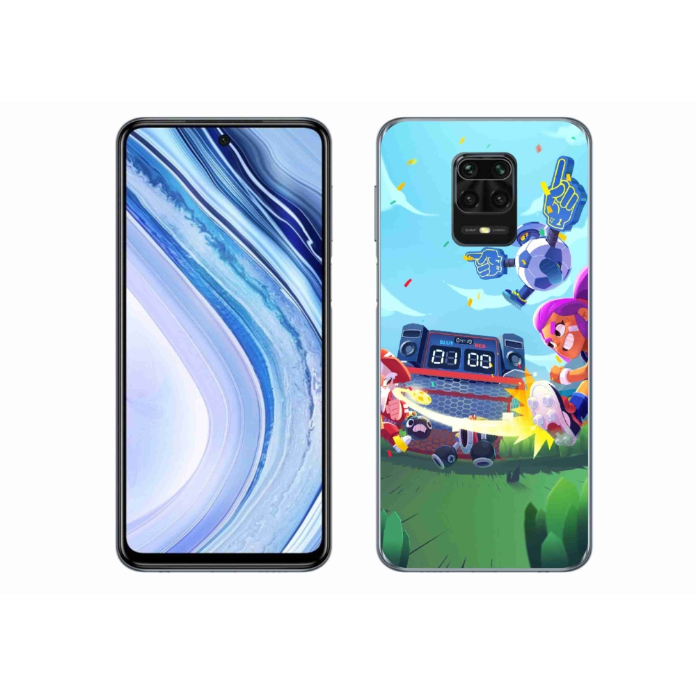 Gelový kryt mmCase na Xiaomi Redmi Note 9S - brawl stars 1