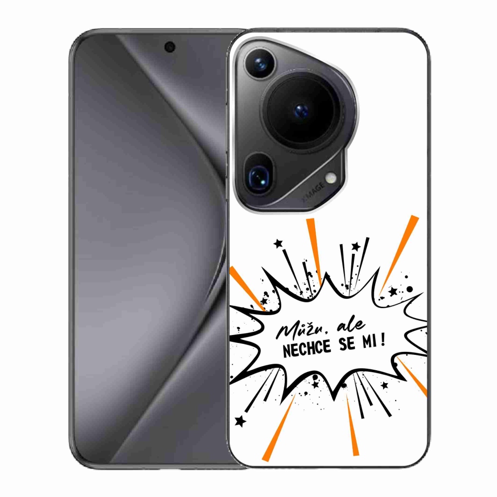 Gelový kryt mmCase na Huawei Pura 70 Ultra - vtipný text 11 bílé pozadí