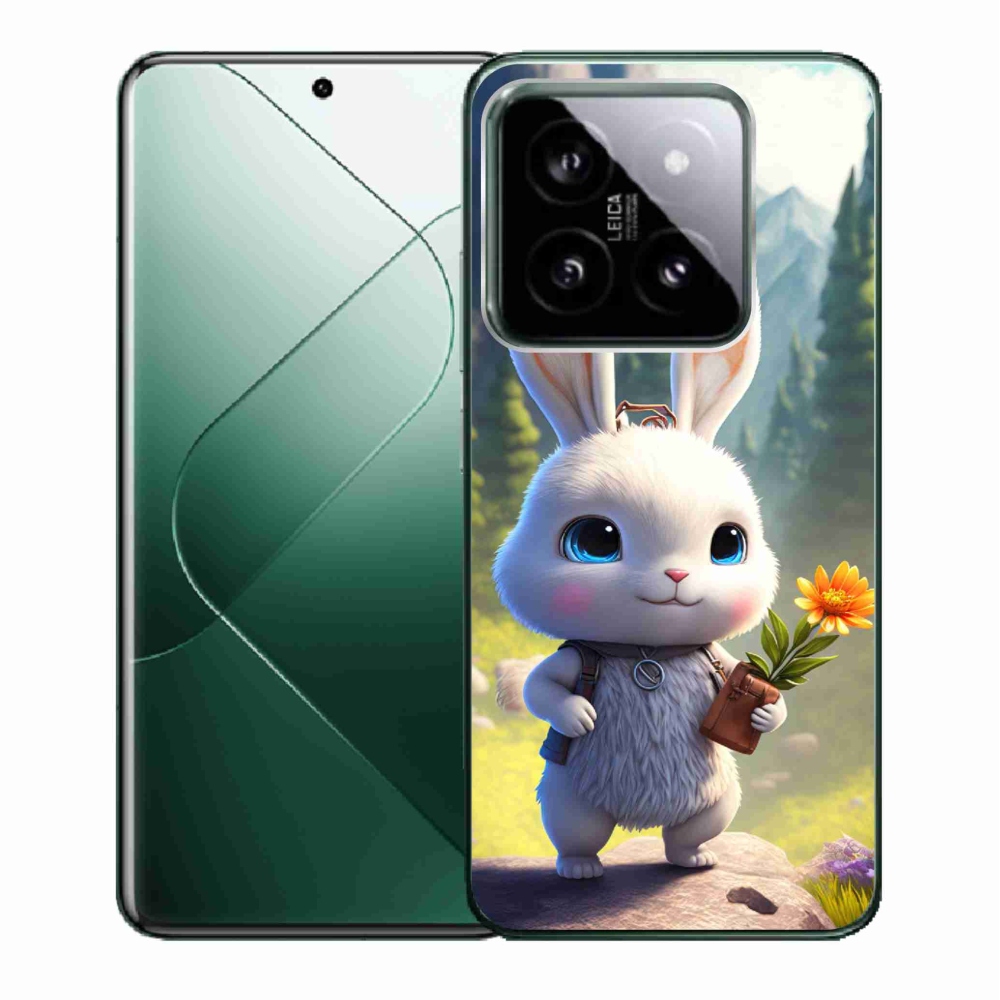 Gelový kryt mmCase na Xiaomi 14 - roztomilý králíček