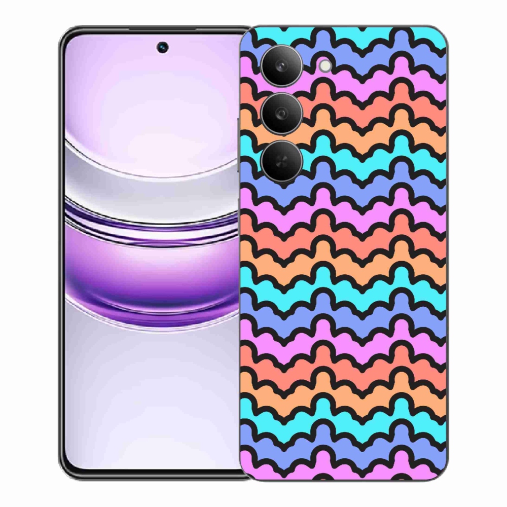 Gelový kryt mmCase na Realme 14x 5G - abstraktní motiv 30
