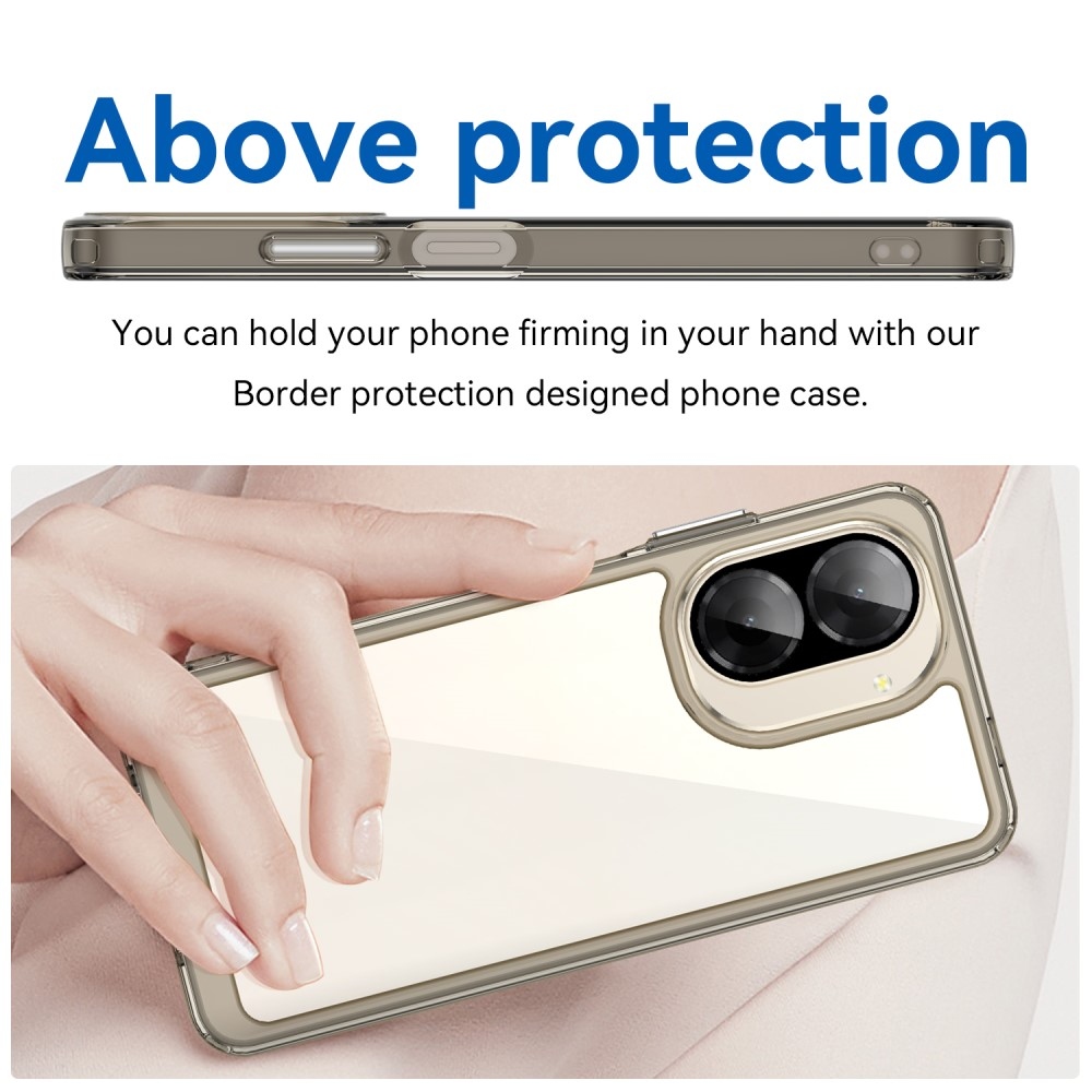Gelový obal s pevnými zády na Xiaomi Redmi A5 (173.45x79.35x8.45mm) - šedý