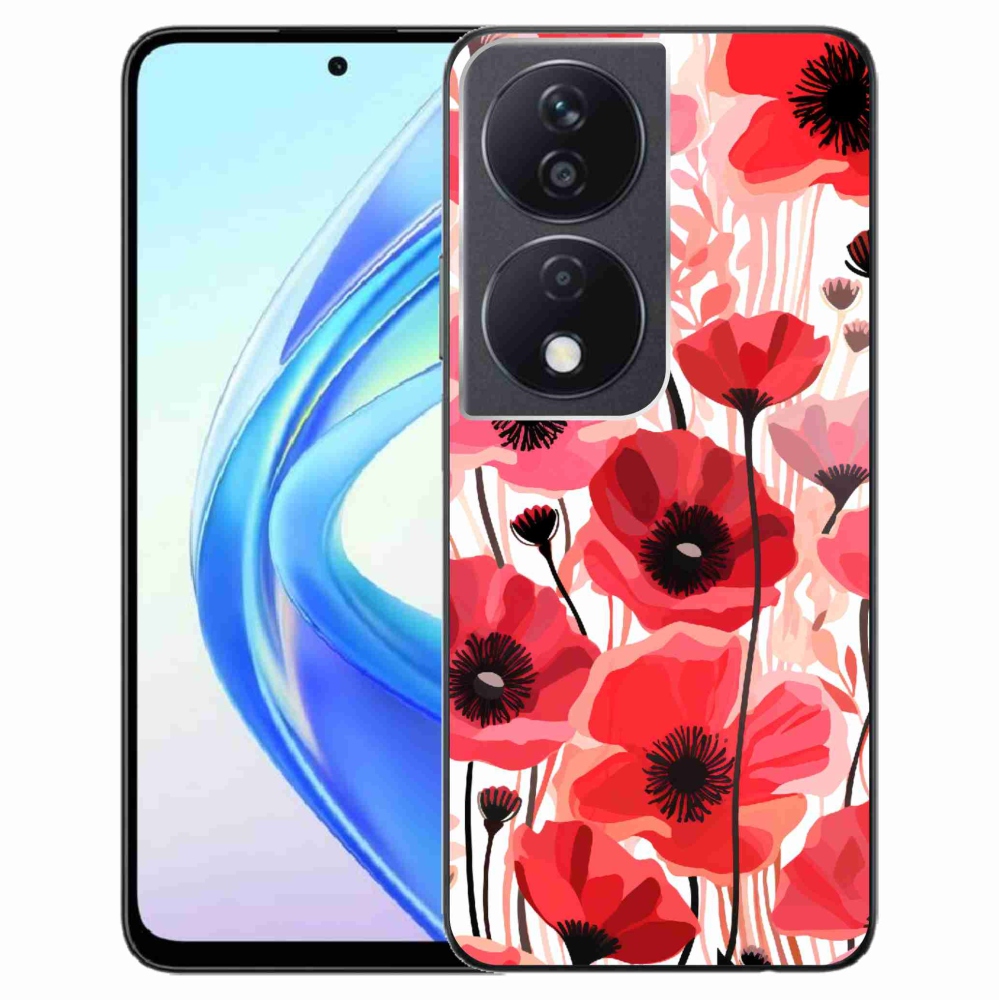 Gelový kryt mmCase na Honor X7b/Honor 90 Smart - vlčí mák 1